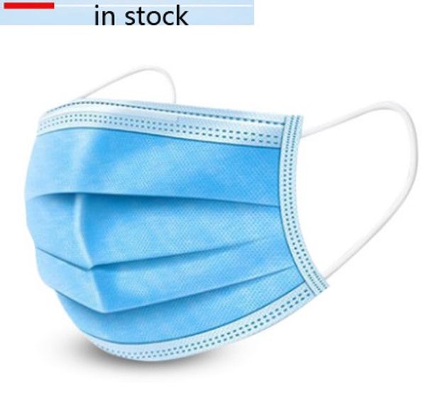 

dhl delivery spot medical n95 mask outdoor dust-proof fog breathable three-layer melt blown cloth mask for men and women