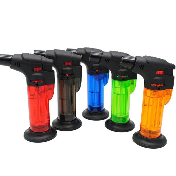 

windproof refillable jet torch lighter gas flame start tool for baking barbecue camping equipment no gas