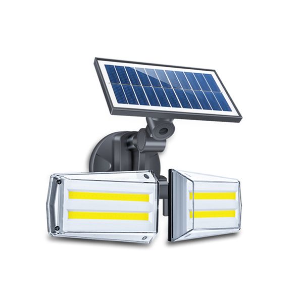 

20w led security lights motion sensor light outdoor motion security light 6500k ip65 waterproof 2 head motion detector solar induction light