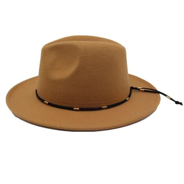 

2020 authentic high-end men women wool fedora hat outdoor travel casual wild hat retro trilby size 56-58cm, Blue;gray