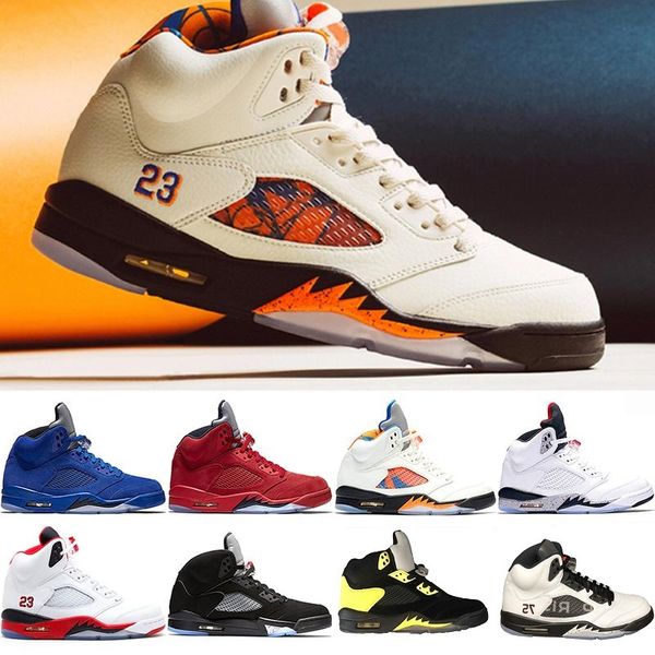 

with box satin bred fresh prince 5 wings 5s psg black men basketball shoes retro og white grape space jam mens sports sneakers