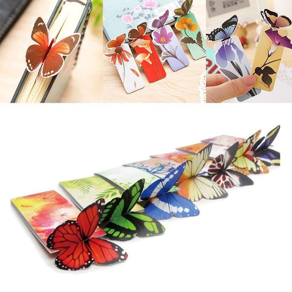 

creative stationery office cartoon animal butterfly multi 13cm 4g bookmark gift
