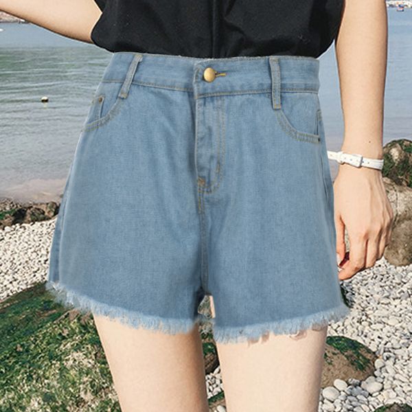

denim shorts jean short pant ripped casual women's shorts summer jogger m-3xl slim fit vacation fashion, White;black