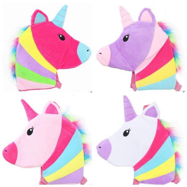 Unicorn Crianças Mochilas Dos Desenhos Animados Do Jardim de Infância Shoolbag Crianças Sacos De Escola Da Criança Saco Do Mensageiro Saco de Viagem Meninas 4 Projetos DHW1990