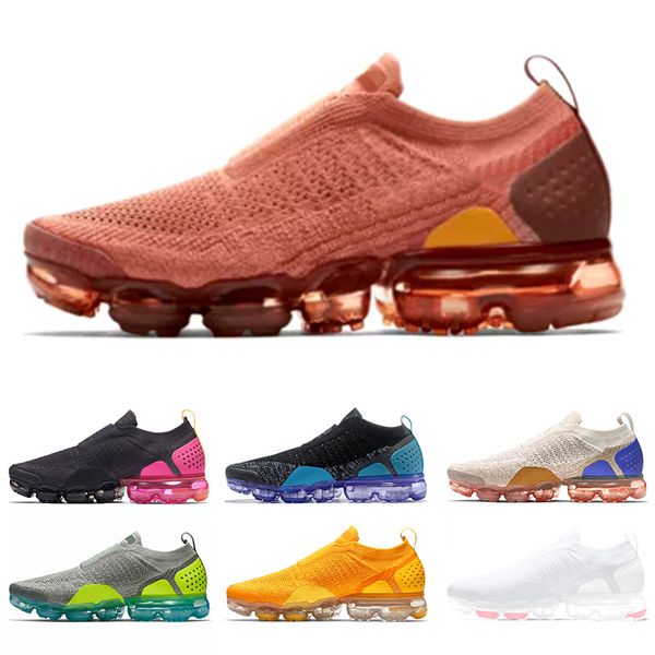 

New arrival moc 2 0 running hoe men women chau ure triple black white univer ity red pirit wheat trainer port neaker ize 5 5 11