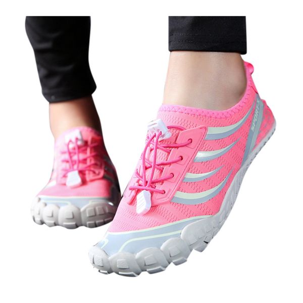 

sagace women beach summer wading shoes flats water shoes barefoot quick dry aqua soft bottom women swimming sports, Black