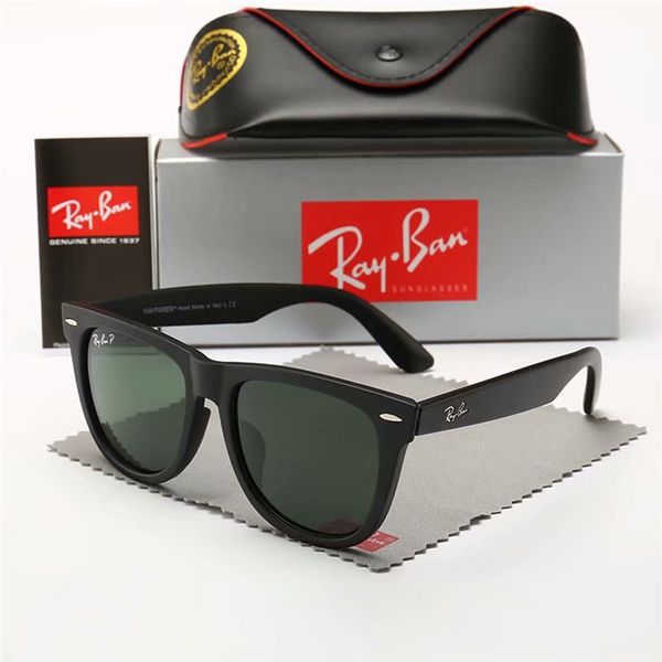 

new aviator ray sunglasses vintage pilot brand band uv400 protection bans mens womens men women ben wayfarer sun glasses with box case 21, White;black