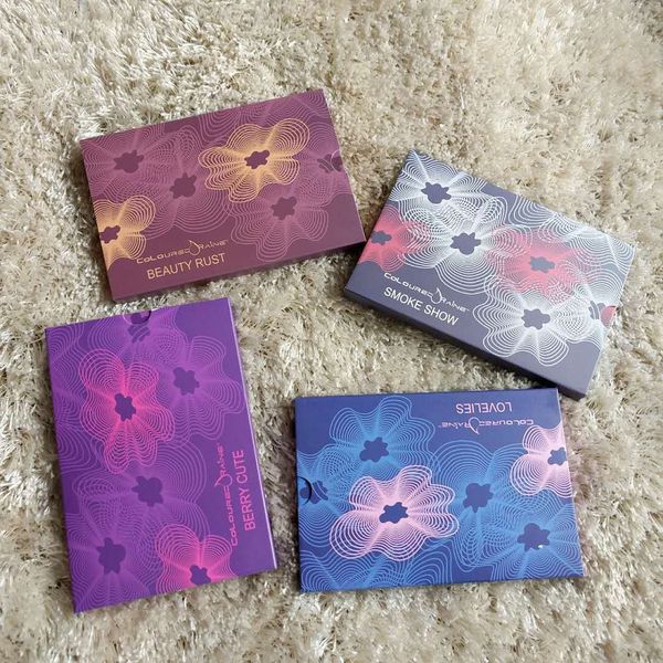 

new makeup mix coloured lovelies/ beauty rust/smoke show/berry cute 6 color eyeshadow palette /eyeshadow palette