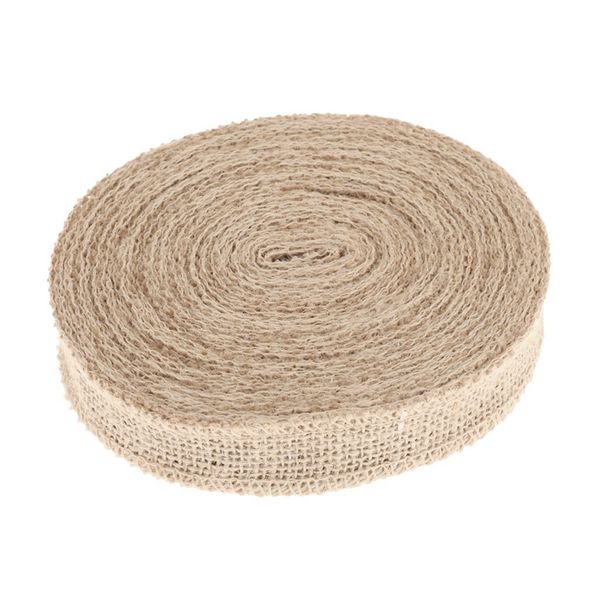 

10m burlap ribbon for diy party wedding christmas decor arts crafts
