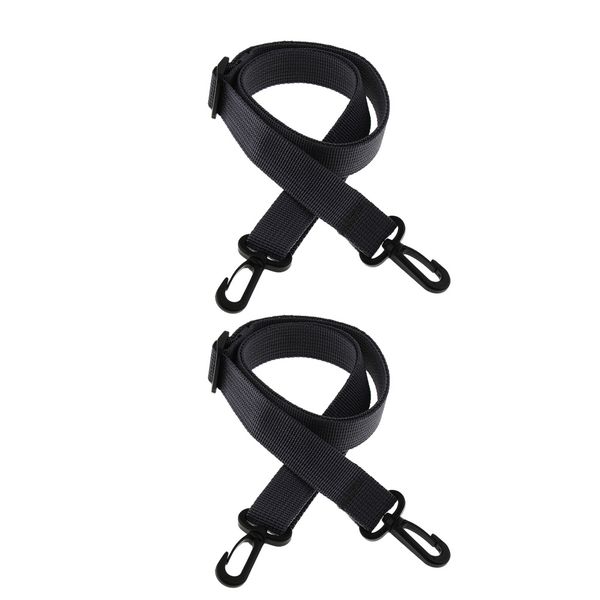 

2x long shoulder bag strap replacement with hooks universal adjustable