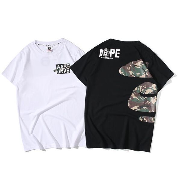 

2020 fashion men women luxury shirts summer mens casual designered t-shirt short sleeve tees hip hop mens clothing q48, White