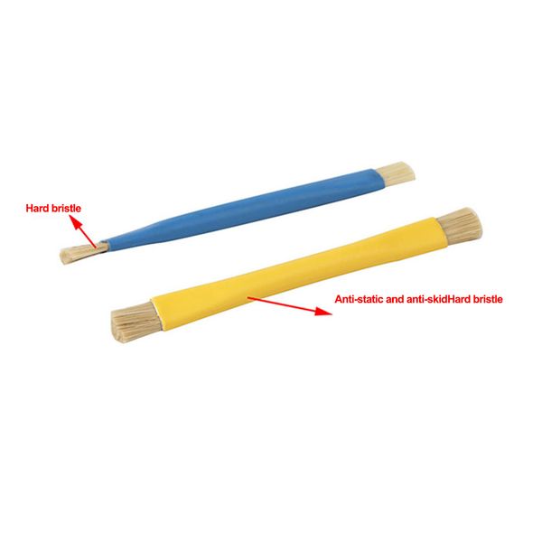 

rust remover cleaning brush soldering anti static durable repair nonslip insulation safe for mobile phone dual head hand tool