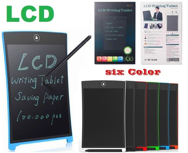 Escrita LCD Tablet Digital Portátil 8,5 polegadas Drawing Tablet manuscrito Pads eletrônico Tablet Conselho para Adultos Crianças Crianças fábrica DHL