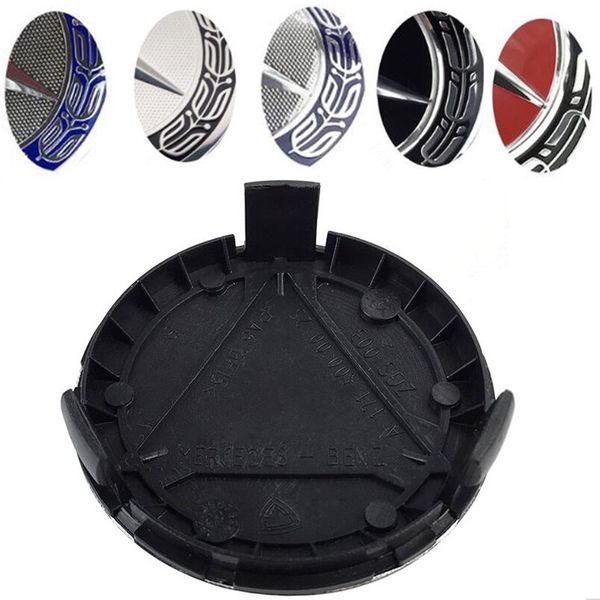 

4pcs/lot Car Wheel Center Hub Cap Cover Sticker For Mercedes BZ W211 W203 W204 W124 AMG W202 W212 GLA CLA Accessories