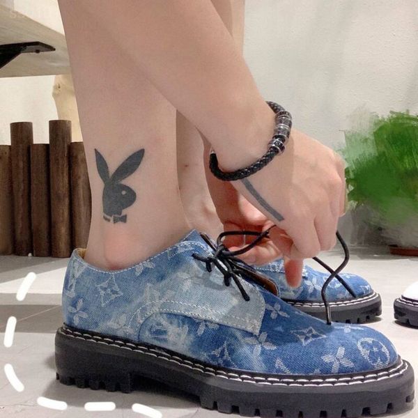 

2019 leisure spring british style single shoes women's wild mid-heel small shoes deep mouth comfortable women's factory direct sal, Black