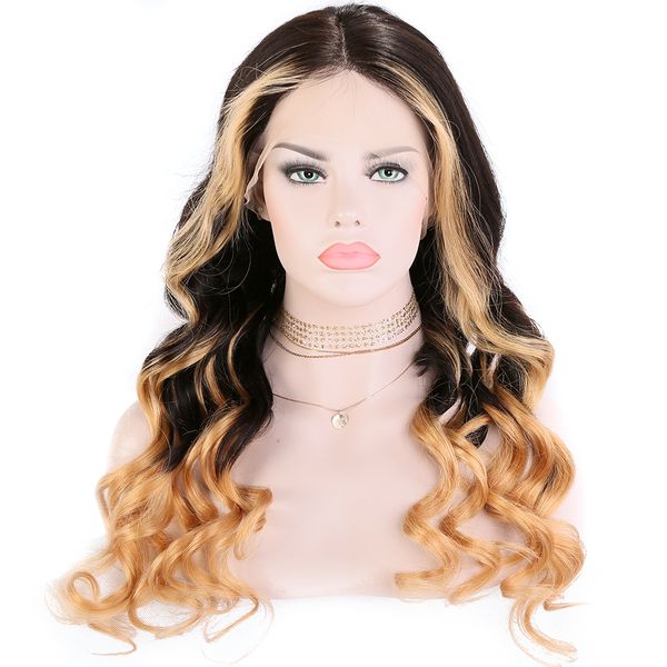 

ombre 1b 12 full lace human hair wigs pure virgin hair wig 150 density loose wave wig transparent lace pre plucked wowebony, Black;brown