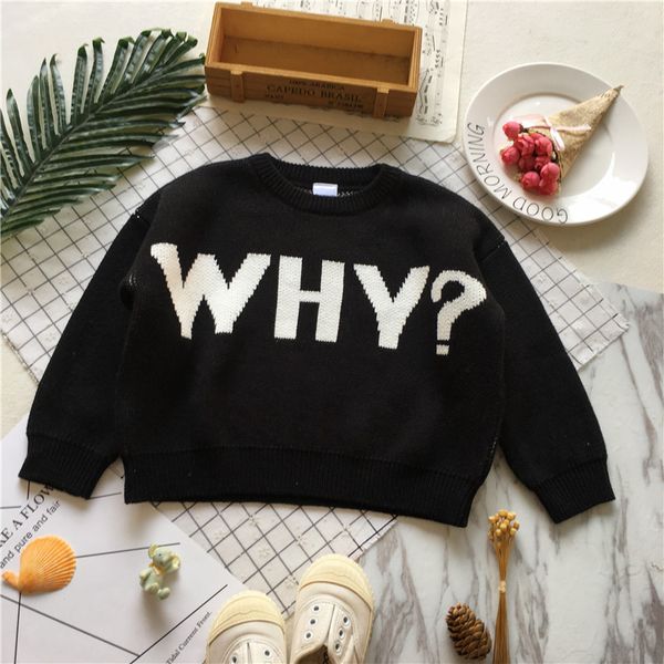 

tonytaobaby fall and winter clothes new style baby why not black pure cotton character sweater, Blue