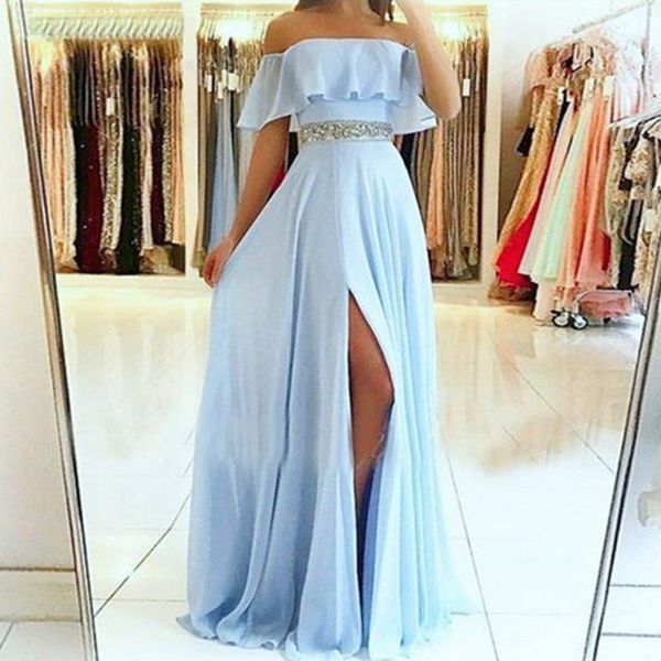 

Chiffon Bridesmaid Dresses Long Formal sister Wedding Bridesmaid Dresses for women Vestido Wedding Guest Dress