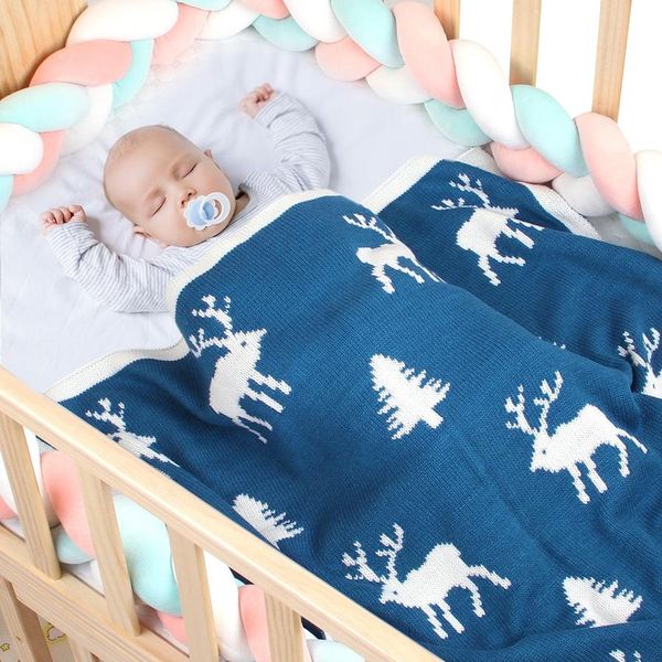 

baby milestone blankets unicorn christmas winter plaid wraps knitted stroller quilt deer lattice souvenir air condition nap blanket an3005