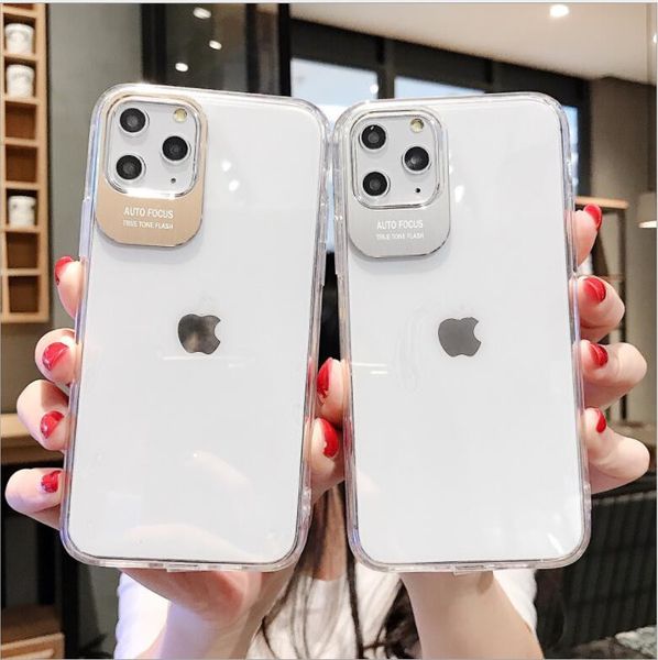 

camera lens protective acrylic pc case for iphone 11 pro xs max xr full cover shockproof auto focus metal camera lens protector