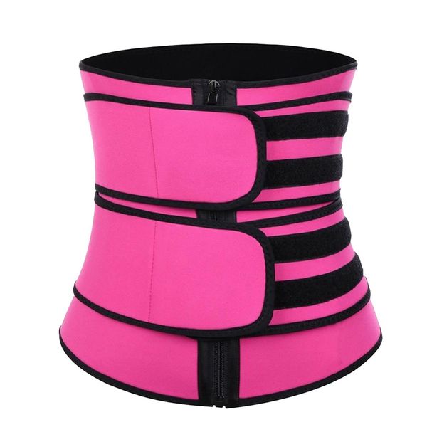 

yoga fitness waist trainer slimming belt sauna belly shaping underwear sculpt belt, Black;gray