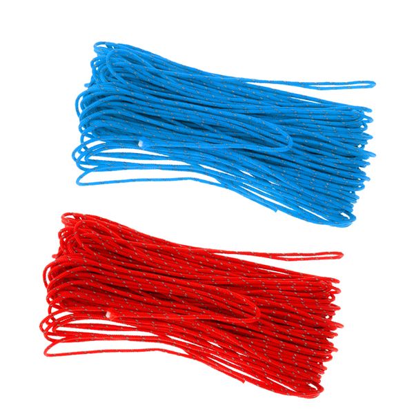 

2pcs 20m 1.8mm camping tent awning reflective guyline rope runners cord