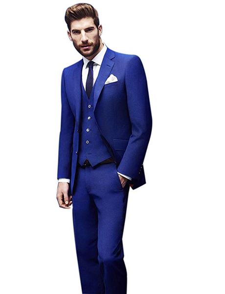

men's 3 piece two buttons suit wedding prom jacket vest trousers party event slim fit suit for wedding bussiness, White;black