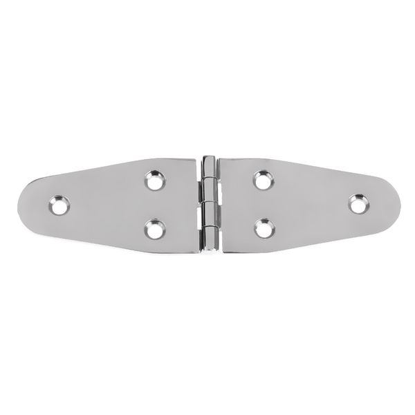 

polished 316 marine grade stainless steel boat strap hinge 5.5" x 1.5
