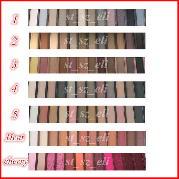 

Face Makeup Eye Shadow 12 color eyeshadow palette with Brush Smoky Matte Nude 12colors eye shadow 1 2 3 4 5 heat cherry