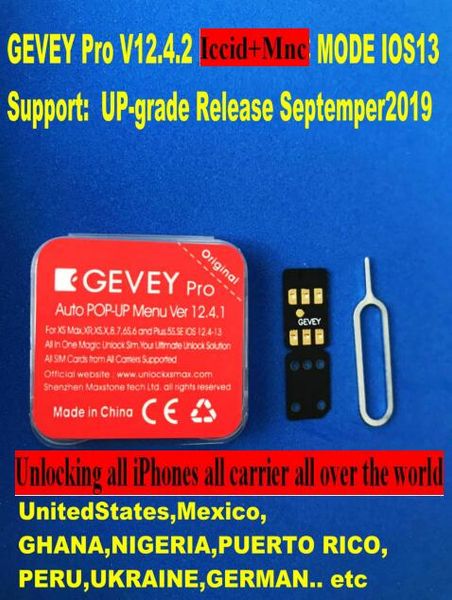 

worldly perfect unlocking +updating iccid+mnc new mode for ios13 12.4.2 gevey pro unlock worldly perfect for iphone x xs xr max 8 7 6 plus