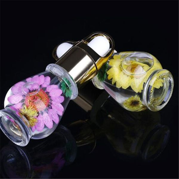

nail cuticle oil cuticle oil professional nail nutrition oil dried flowers manicure tools transparent flower flavor manicure g131