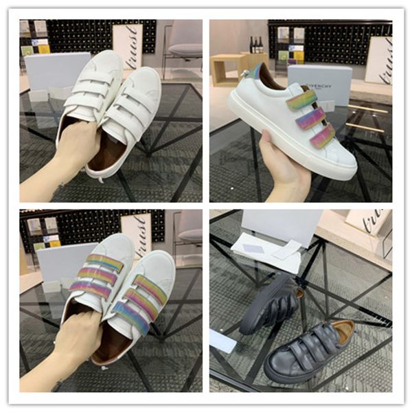 

импортированная белая воловья кожа из италии с липучкой печатной logo2, Black