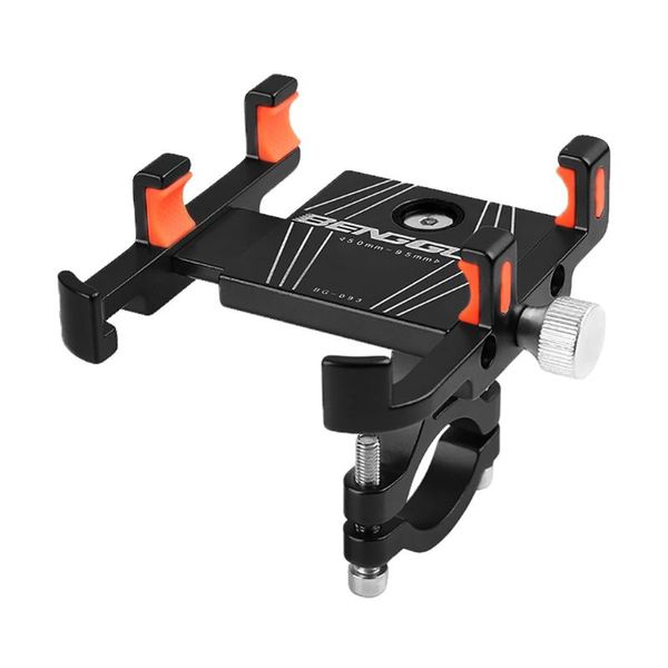 

aluminum bicycle phone holder for 3.5-6.5 inch smartphone adjustable support gps mtb bike phone stand mount bracket #0904
