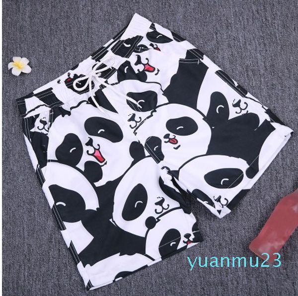 

2020 new style chamsgend men's printed casual beach shorts quick-drying loose sweatpants running basketball surfing shorts swimming tru, Black;blue