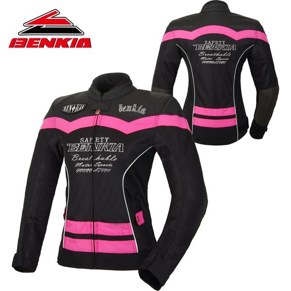 

benkia motorcycle jacket summer mesh breathable jacket motorcycle racing suit ventilation riding moto women js-w55