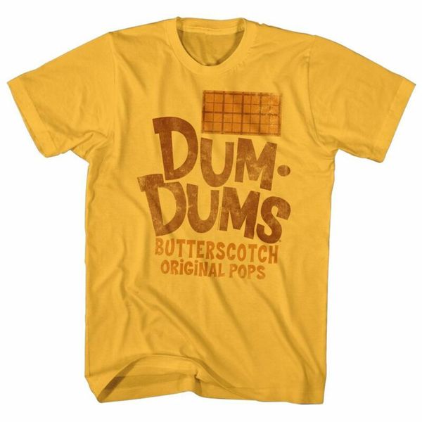 

dum dums - caramello - american classici t-shirt per adulti, White;black