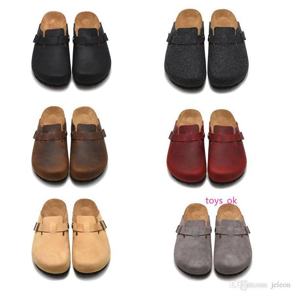 

wholesale female men fashion summer scuffs designer breathable semi pedal leisure casual shoes ladies shoes sandals cork slippers size35-45