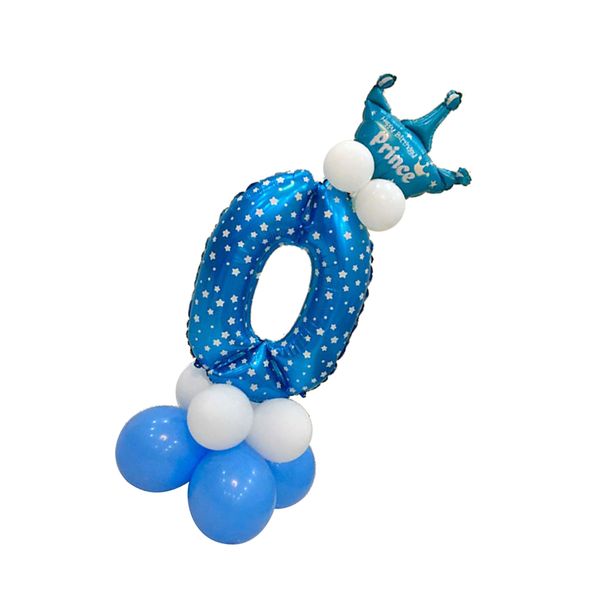 

all numbers letters crown balloons column set birthday baby shower arch decor