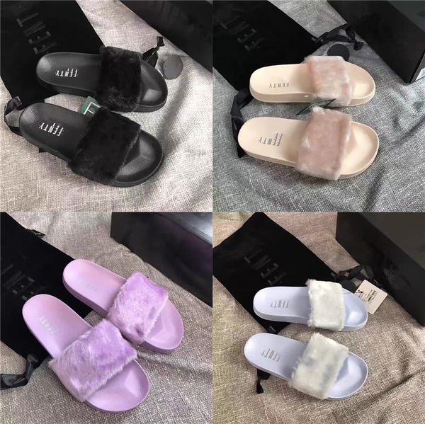 

mens women sandals designer shoe luxury slide summer fashion wide flat slippery sandals slipper flip flop size 36-40 flower box zs022#928, Black