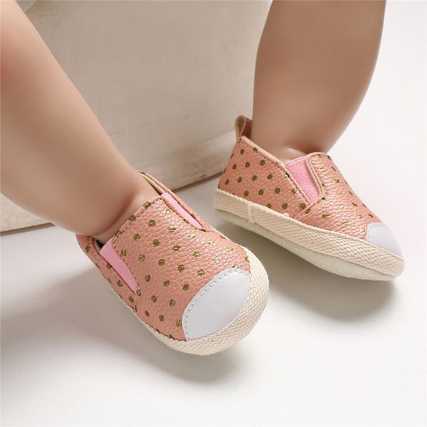 

2019 fashion summer toddler infant baby boy girl cute soft sole wave point single shoes chaussure fille 35ju13, Black