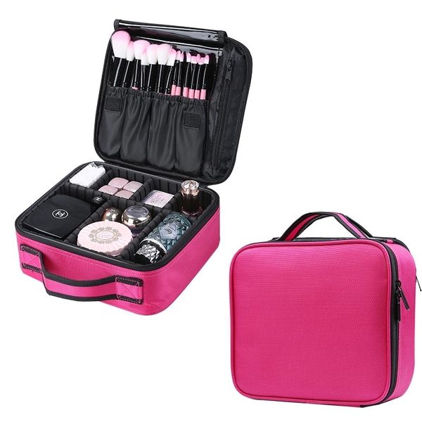 

женщины cosmetic bag портативный профессиональный красоты кисти для макияжа сумка водонепроницаемый макияж органайзер для хранения сумки для