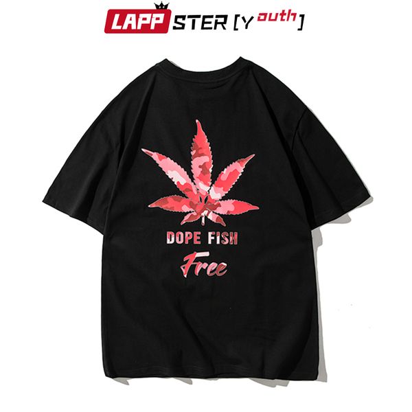 

lappster-youth men black harajuku graphic t shirts 2020 mens korean fashions hip hop t shirts short sleeve streetwear tees, White;black