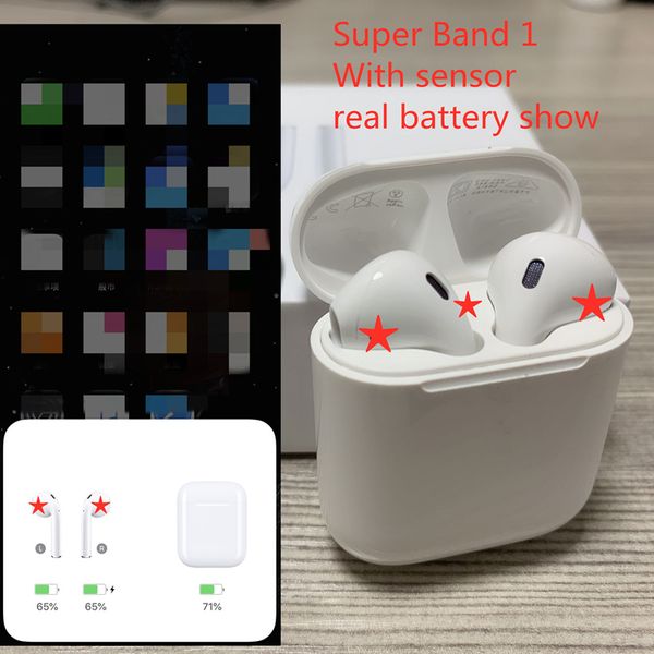 

New band 1 ap with mart en or wirele bluetooth connect headphone earphone for ip 7 8 x x max pad and android high quatily