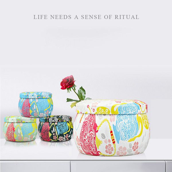 

selling environmental protection cup type indoor household scented candles 4 kinds of flower scented cleaning air scented candles