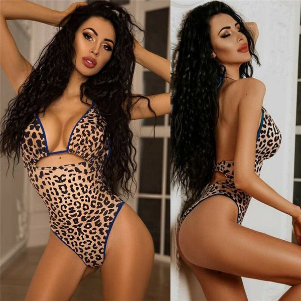 

summer one piece swimsuit leopard one-piece bikini bathing suit push-up padded beachwear swimwear swimwear women bikini, White;black