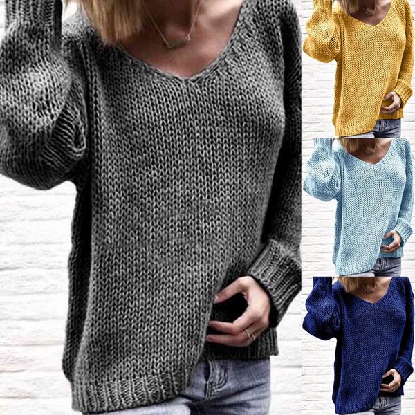 

casual autumn women sweaters plus size warm sweater loose pullovers sweater v-neck ladies sweaters pullover knitted, White;black