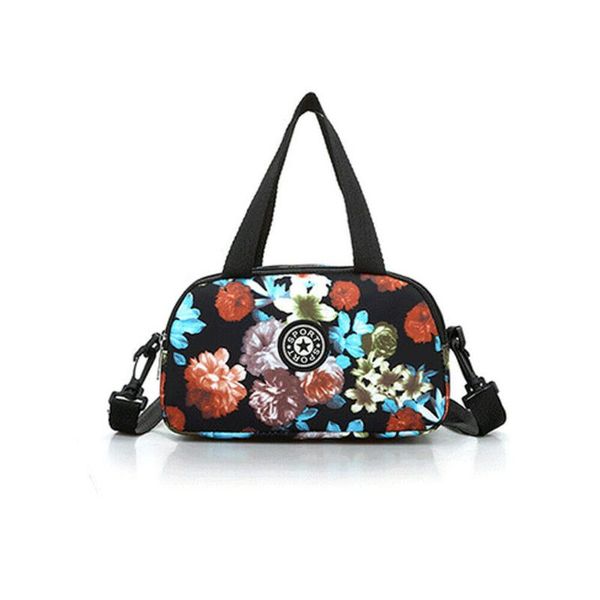 

new nylon women's handbag fashion printing ethnic shoulder bag waterproof portable tote bag