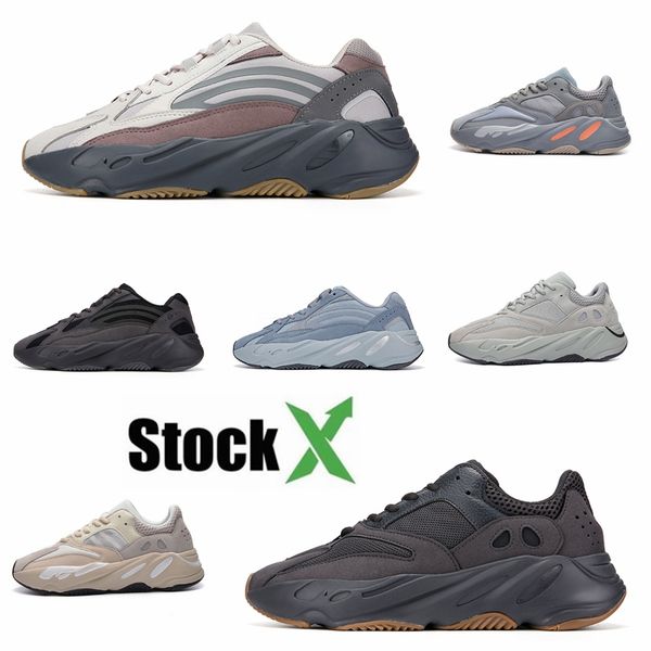 

new 700 wave runner mauve inertia mens shoes kanye west designer shoes men women 700 v2 static sports seankers size 36-45 #08c4b2# #dsk658