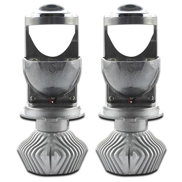 

70w/pair lamp h4 led mini projector lens automobiles led bulb conversion kit hi/lo beam headlight 12v/24v 5500k white