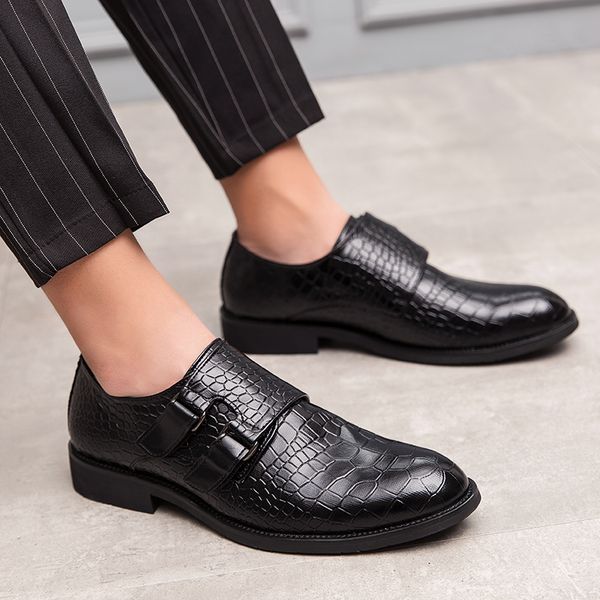

men shoes outdoor new leather oxford men's shoe bespoke leather business men shoes breathable fashion wedding party *19881, Black
